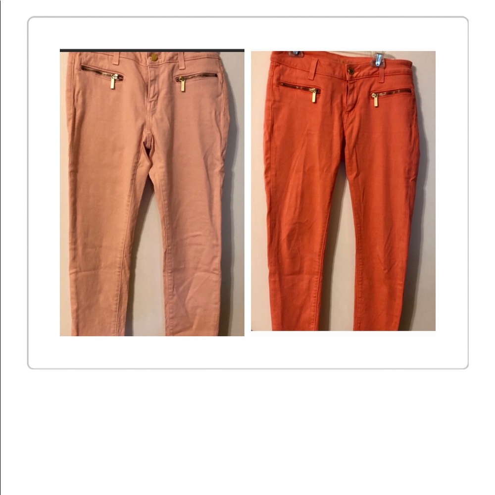 Two pair. One price size 4 MK Izzy Skinny jeans